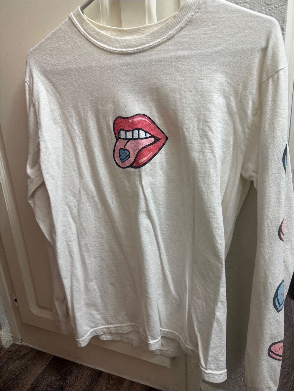 Emma Chamberlain Valentine's Day merch long-sleeve shirt